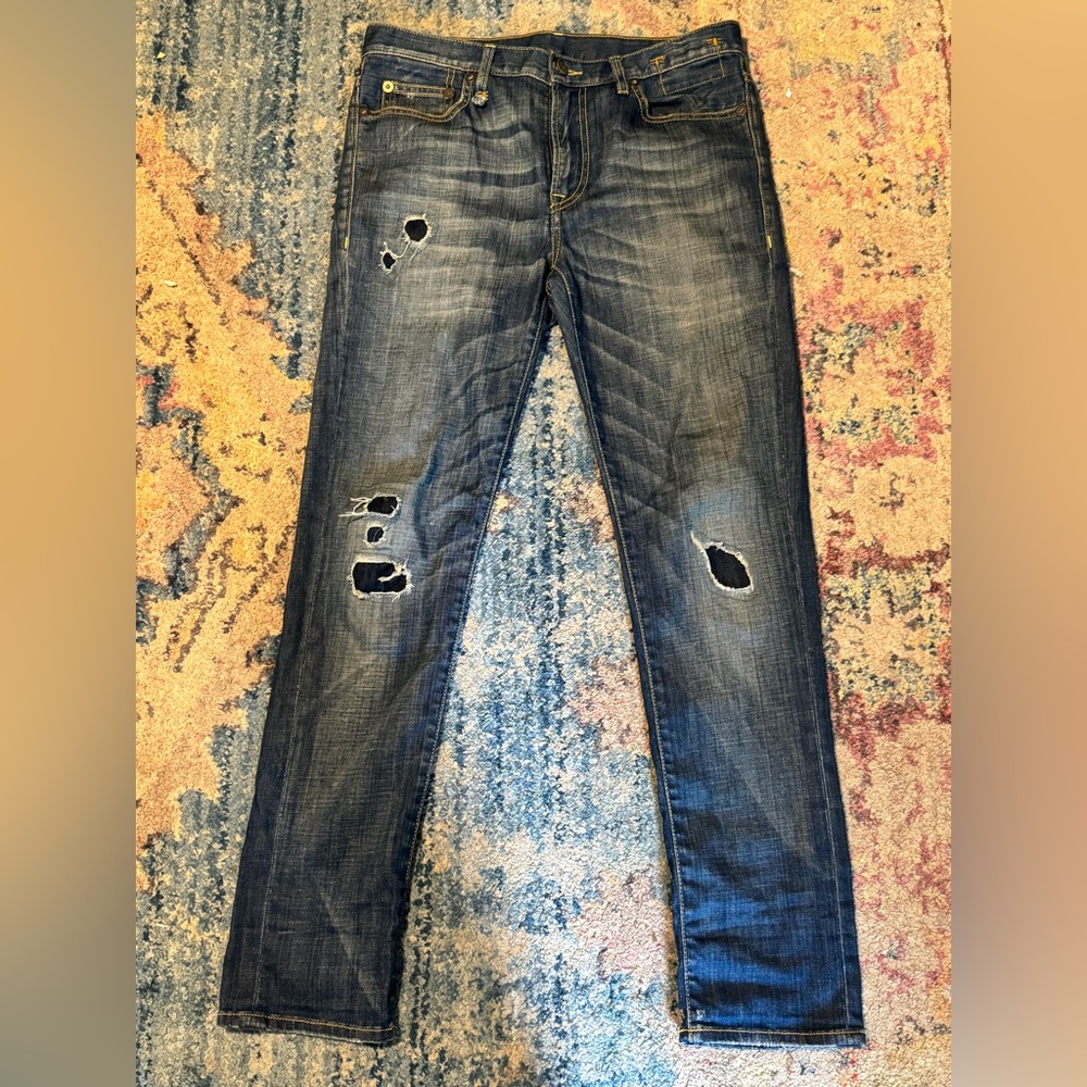 R13 Slouch Skinny Jeans